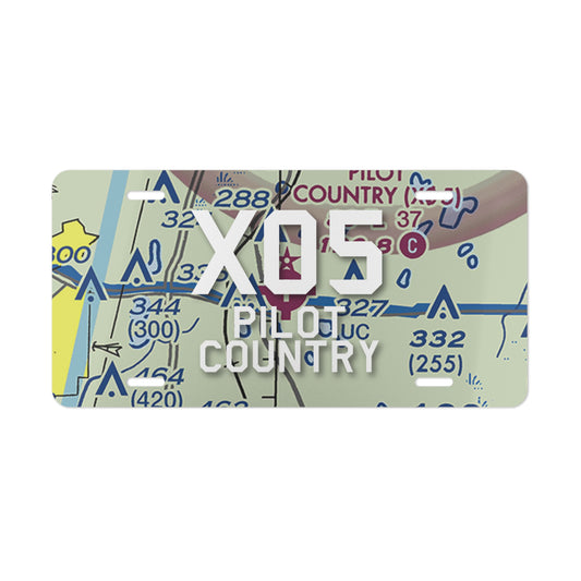 X05 Vanity Plate | Pilot Country Vanity Plate