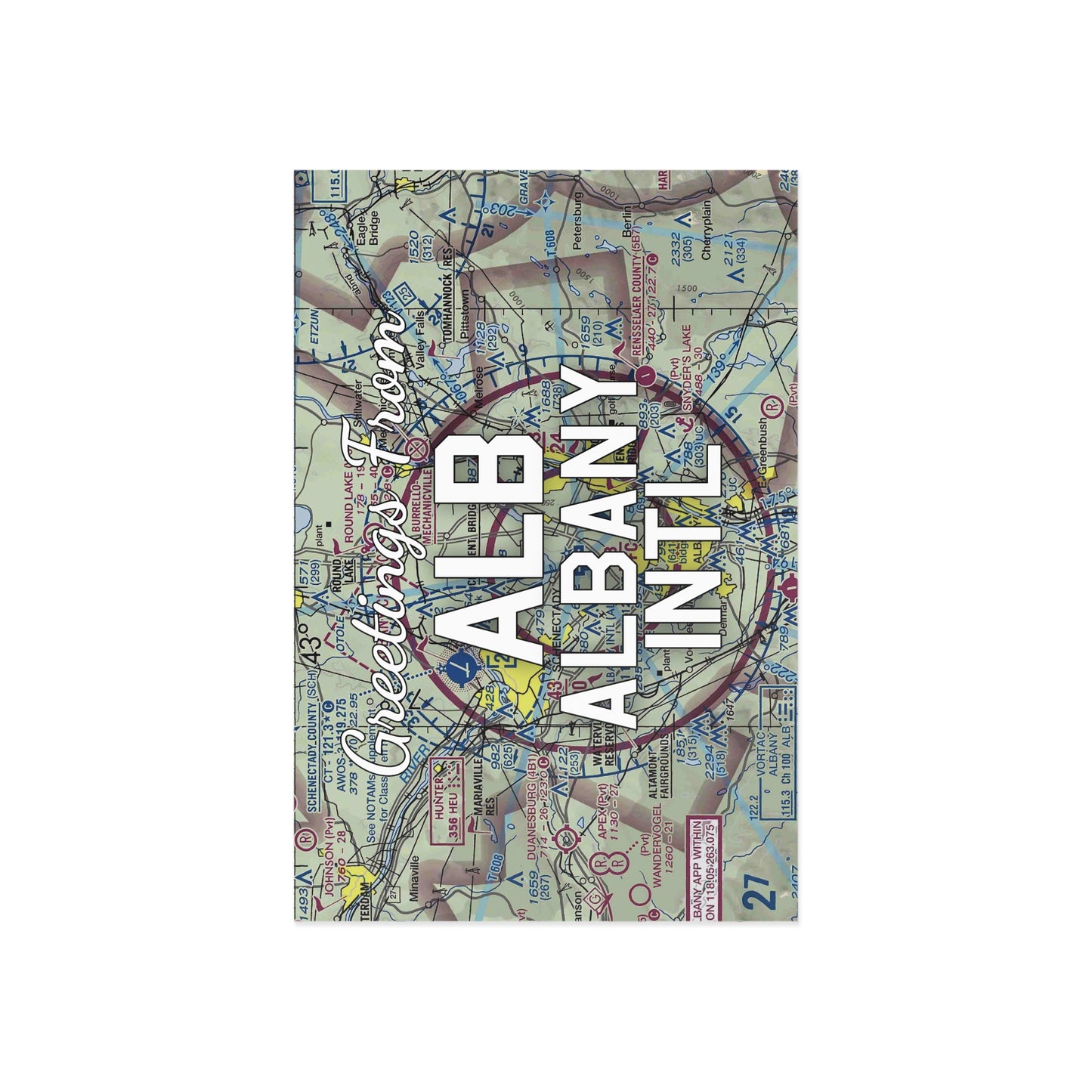 ALB Postcard | Albany International Airport Card