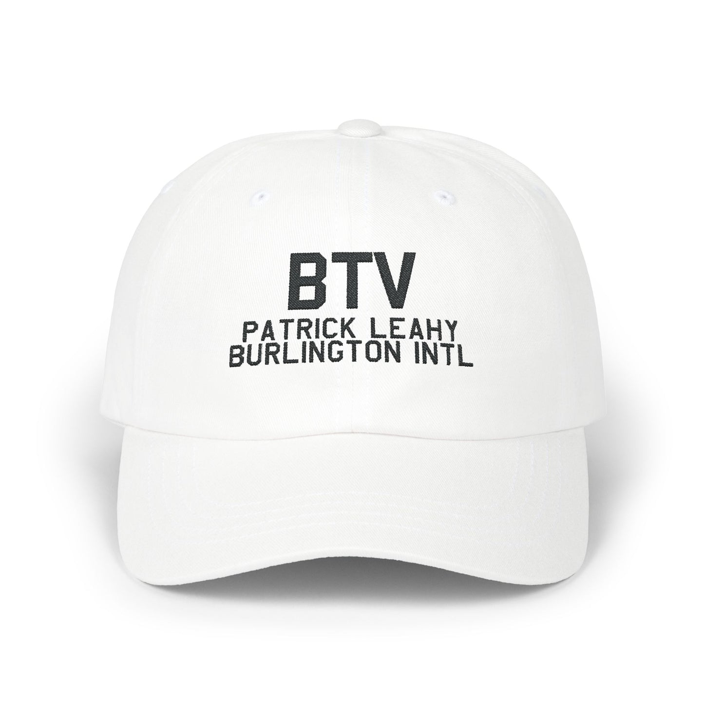 BTV Dad Cap | Patrick Leahy Burlington International Airport Hat