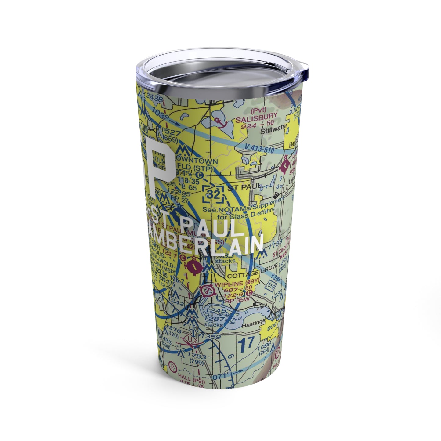 MSP Tumbler | Minneapolis-St Paul International/Wold-Chamberlain Airport Tumbler