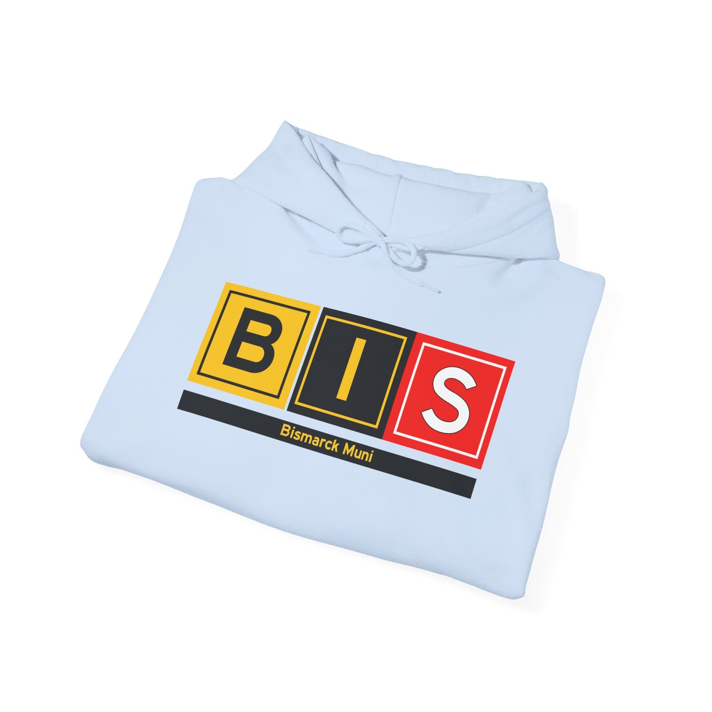 BIS Taxiway Hoodie w/ Airport Name | Bismarck Municipal Airport Hoodie