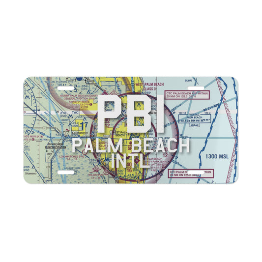 PBI Vanity Plate | Palm Beach International Airport Vanity Plate