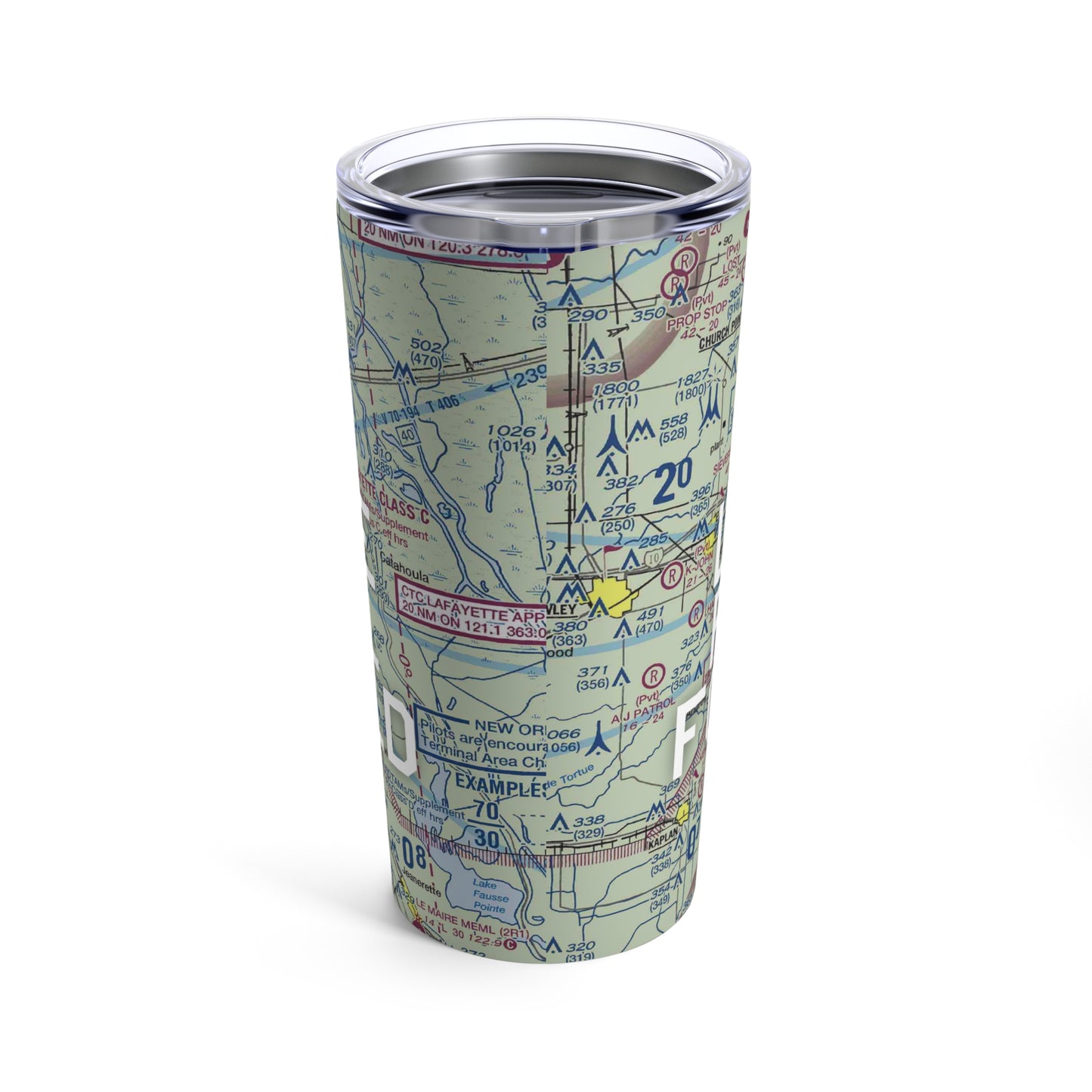 LFT Tumbler | Lafayette Regional/Paul Fournet Field Airport Tumbler