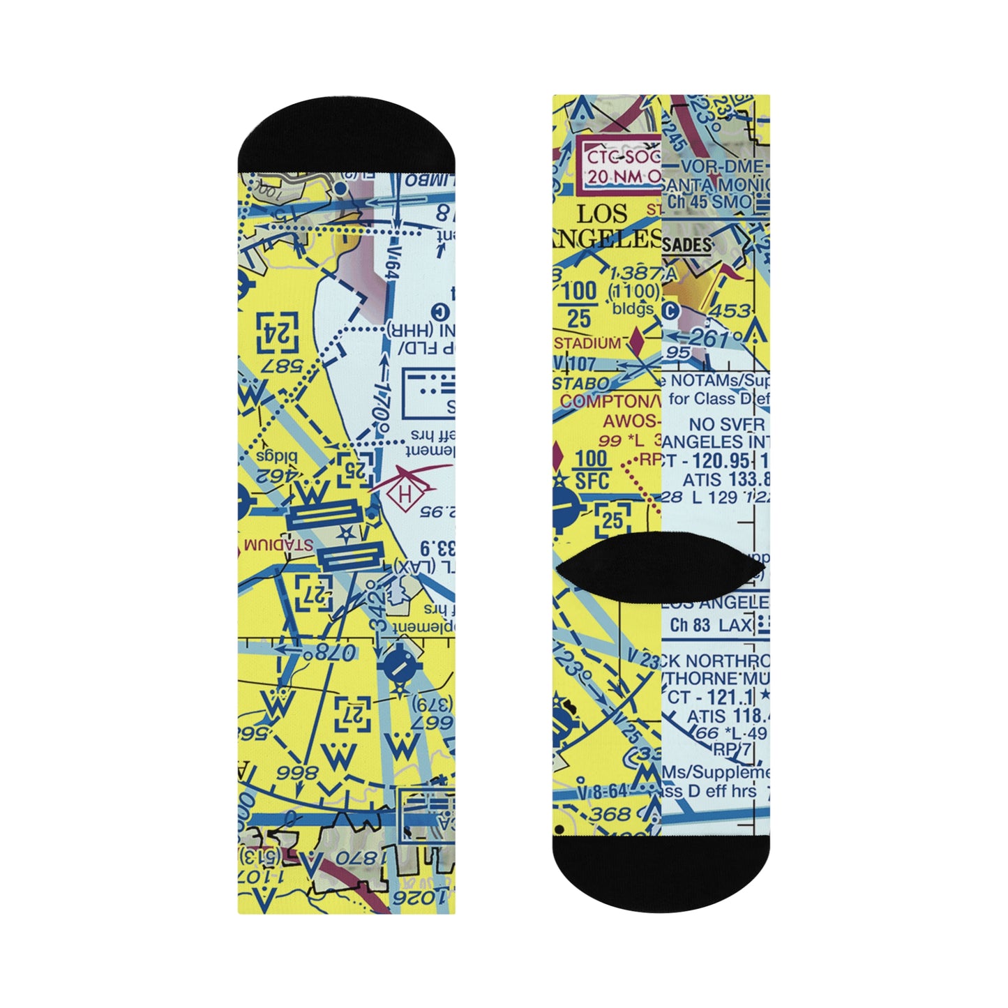 LAX Cushioned Crew Socks | Los Angeles International Socks