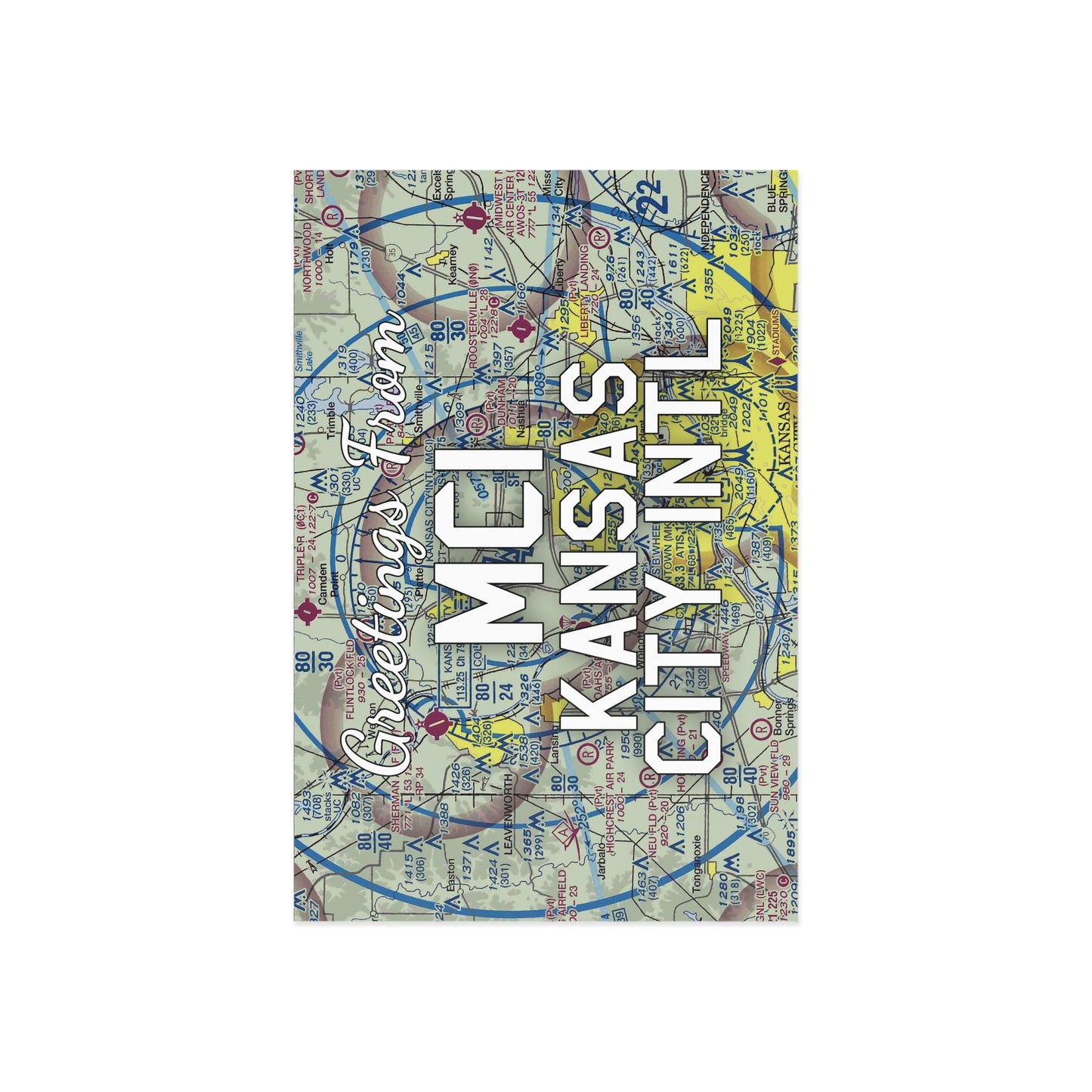 MCI Postcard | Kansas City International Airport Card