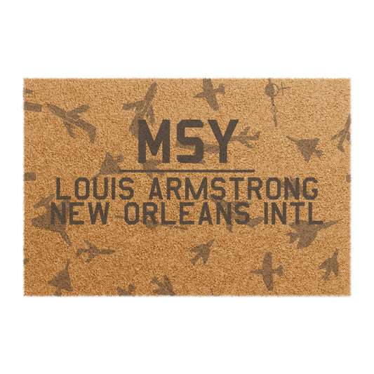 MSY Doormat | Louis Armstrong New Orleans International Airport Doormat