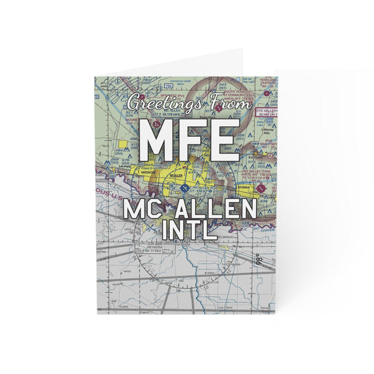 MFE Greeting Cards | Mc Allen International Airport Cards