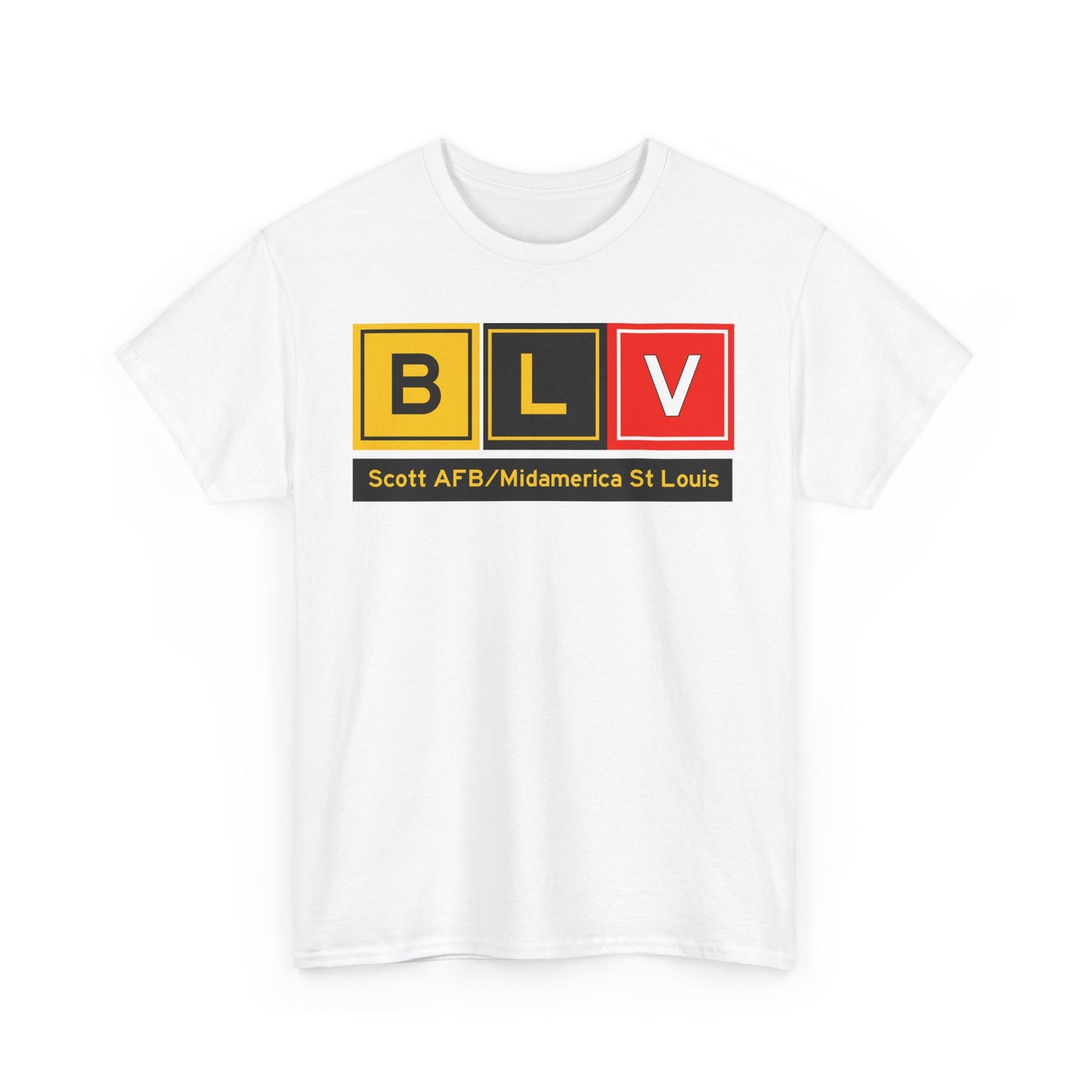 BLV Taxiway Tee w/ Airport Name | Scott AFB/Midamerica St Louis Airport Tee