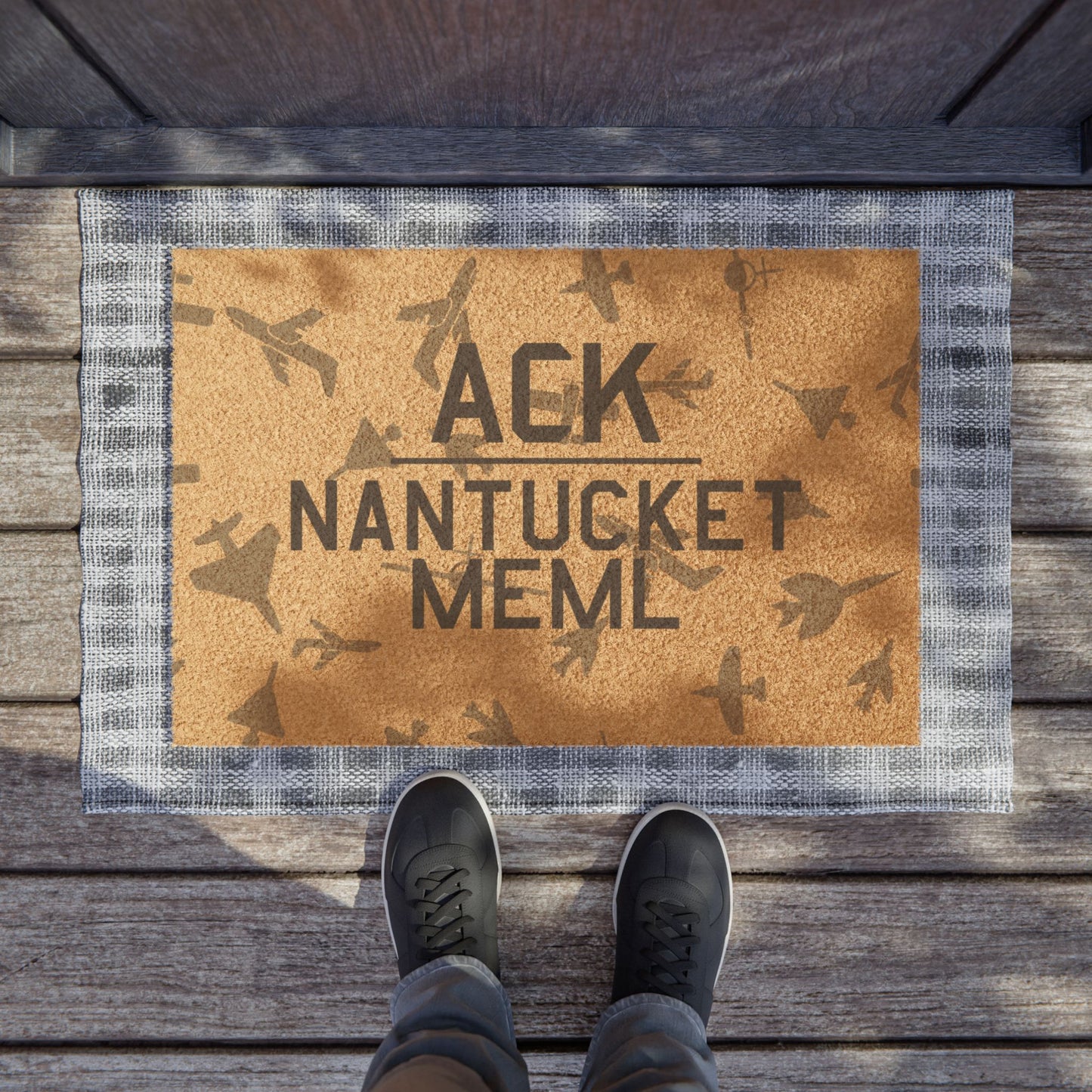 ACK Doormat | Nantucket Meml Airport Doormat