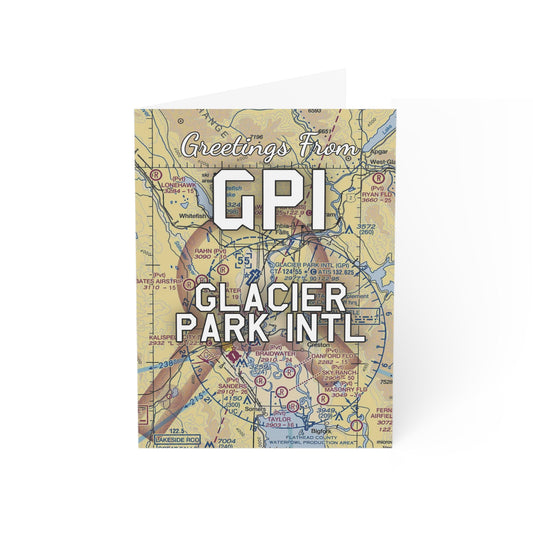 GPI Greeting Cards | Glacier Park International Airport Cards