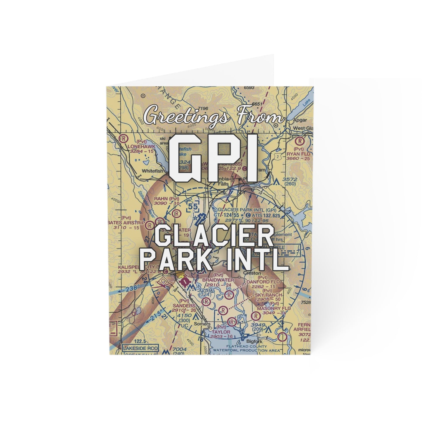 GPI Greeting Cards | Glacier Park International Airport Cards