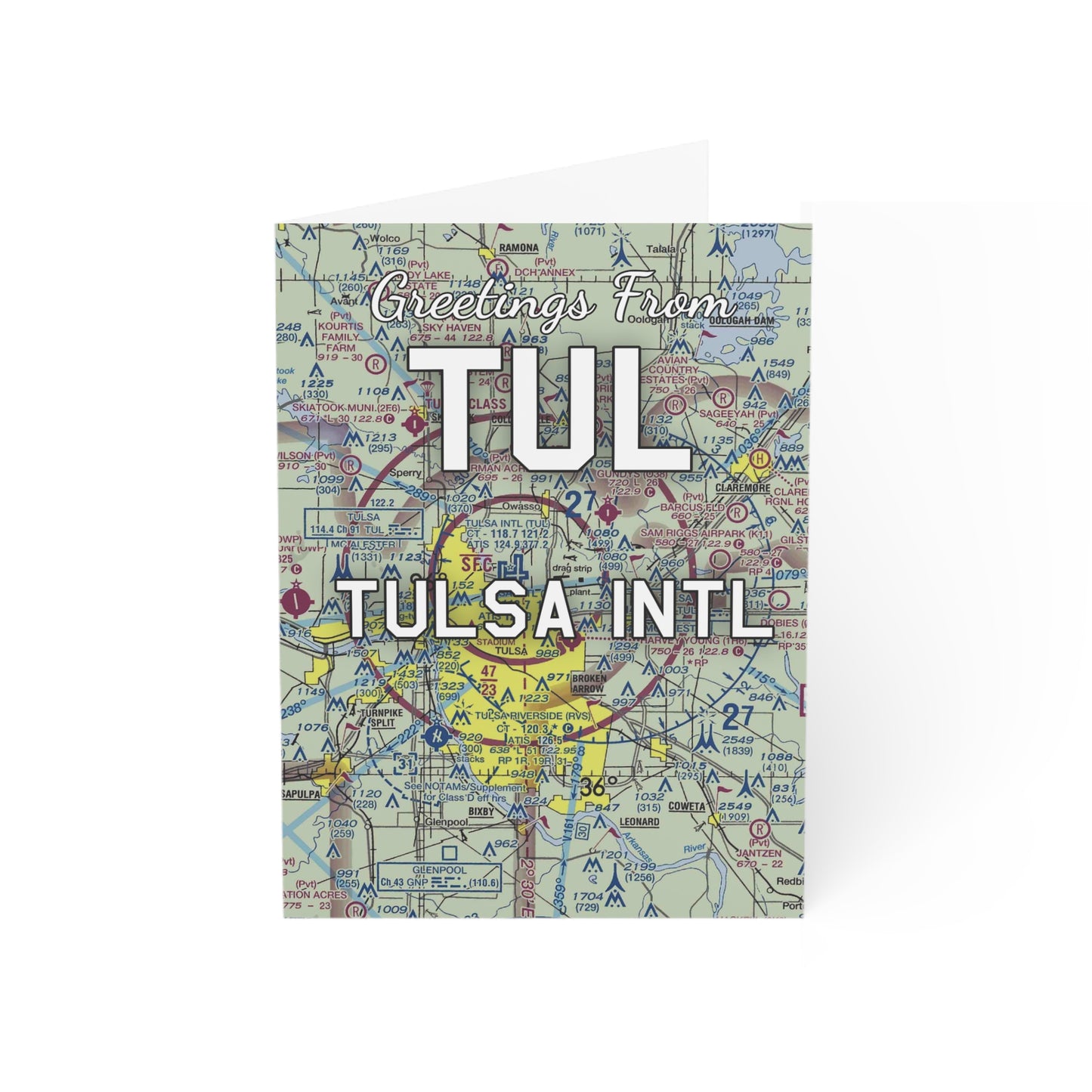 TUL Greeting Cards | Tulsa International Airport Cards