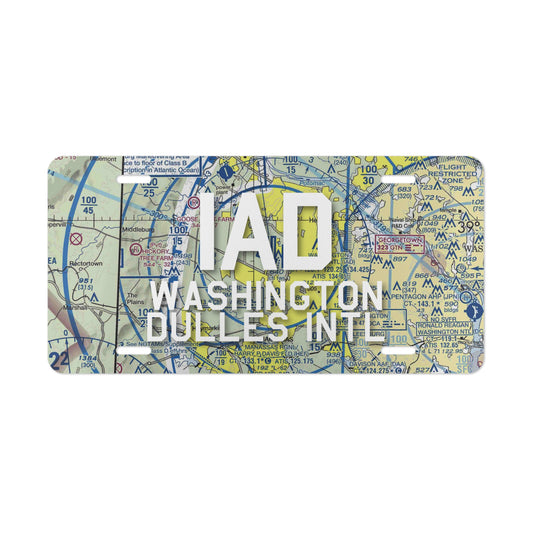 IAD Vanity Plate | Washington Dulles International Airport Vanity Plate