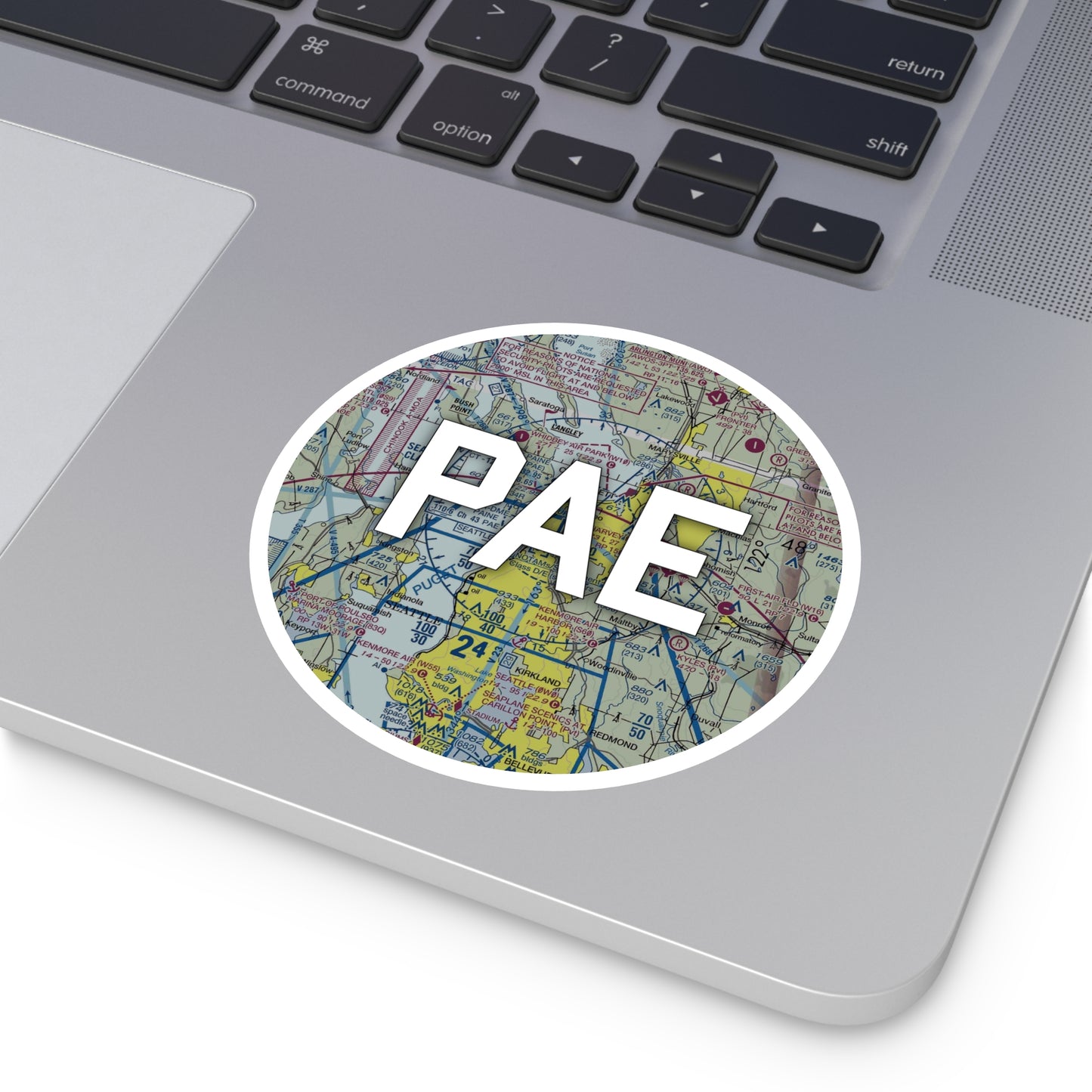 PAE Round Sticker | Seattle Paine Field International Airport Sticker