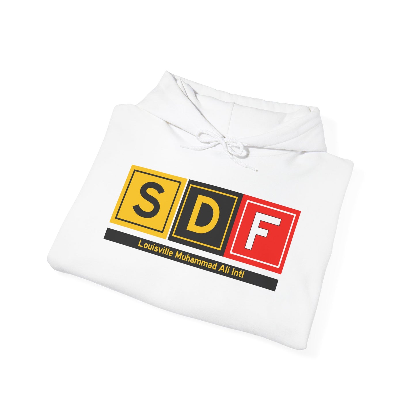 SDF Taxiway Hoodie w/ Airport Name | Louisville Muhammad Ali International Airport Hoodie