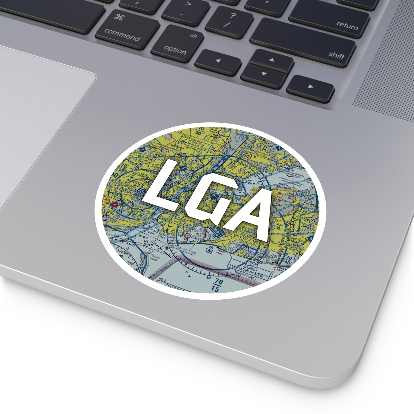 LGA Round Sticker | Laguardia Airport Sticker