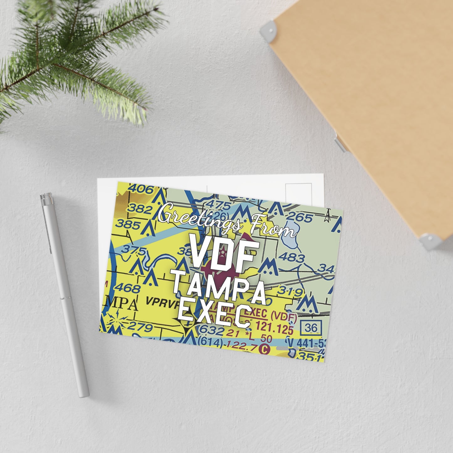 VDF Postcard | Tampa Exec Airport Card