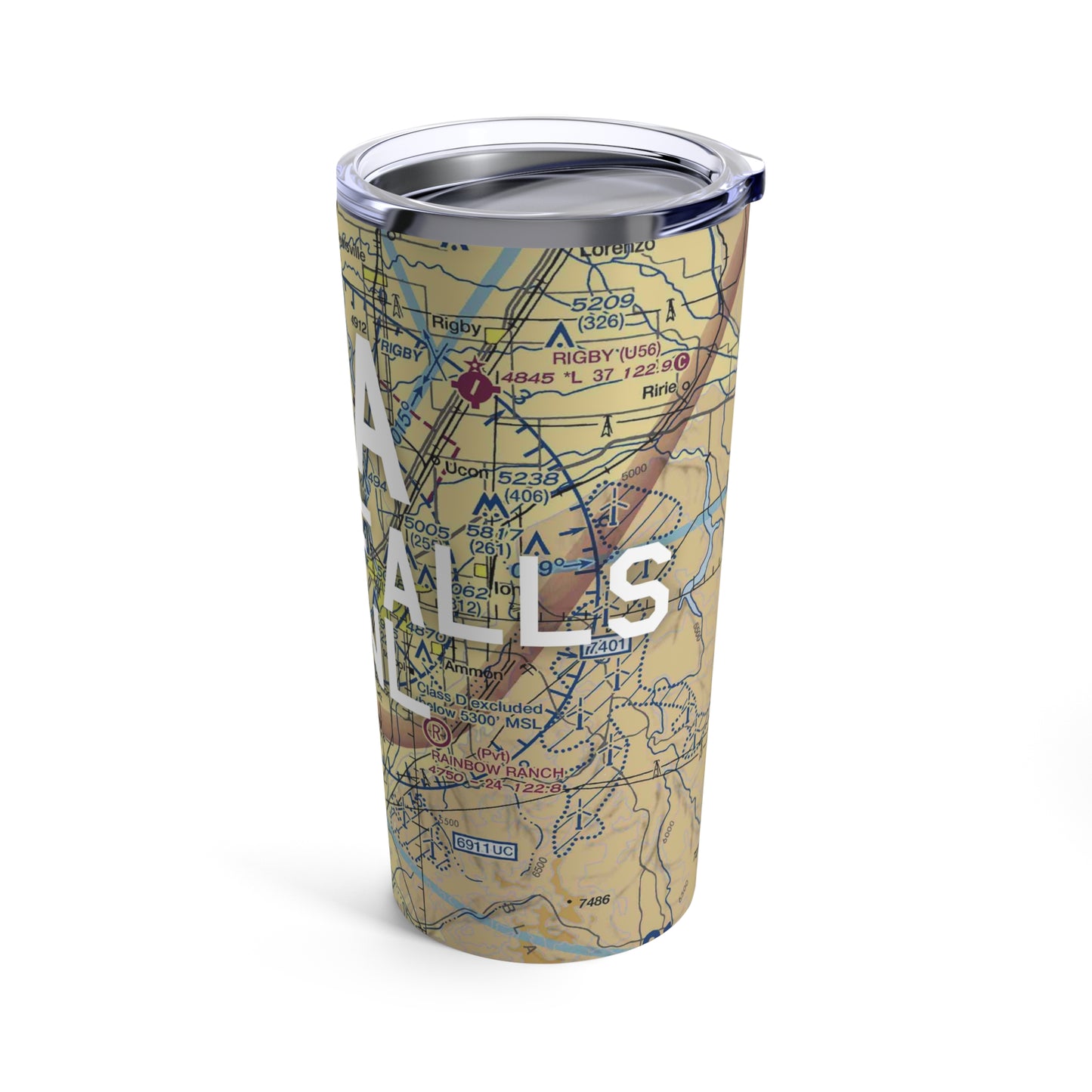 IDA Tumbler | Idaho Falls Regional Airport Tumbler