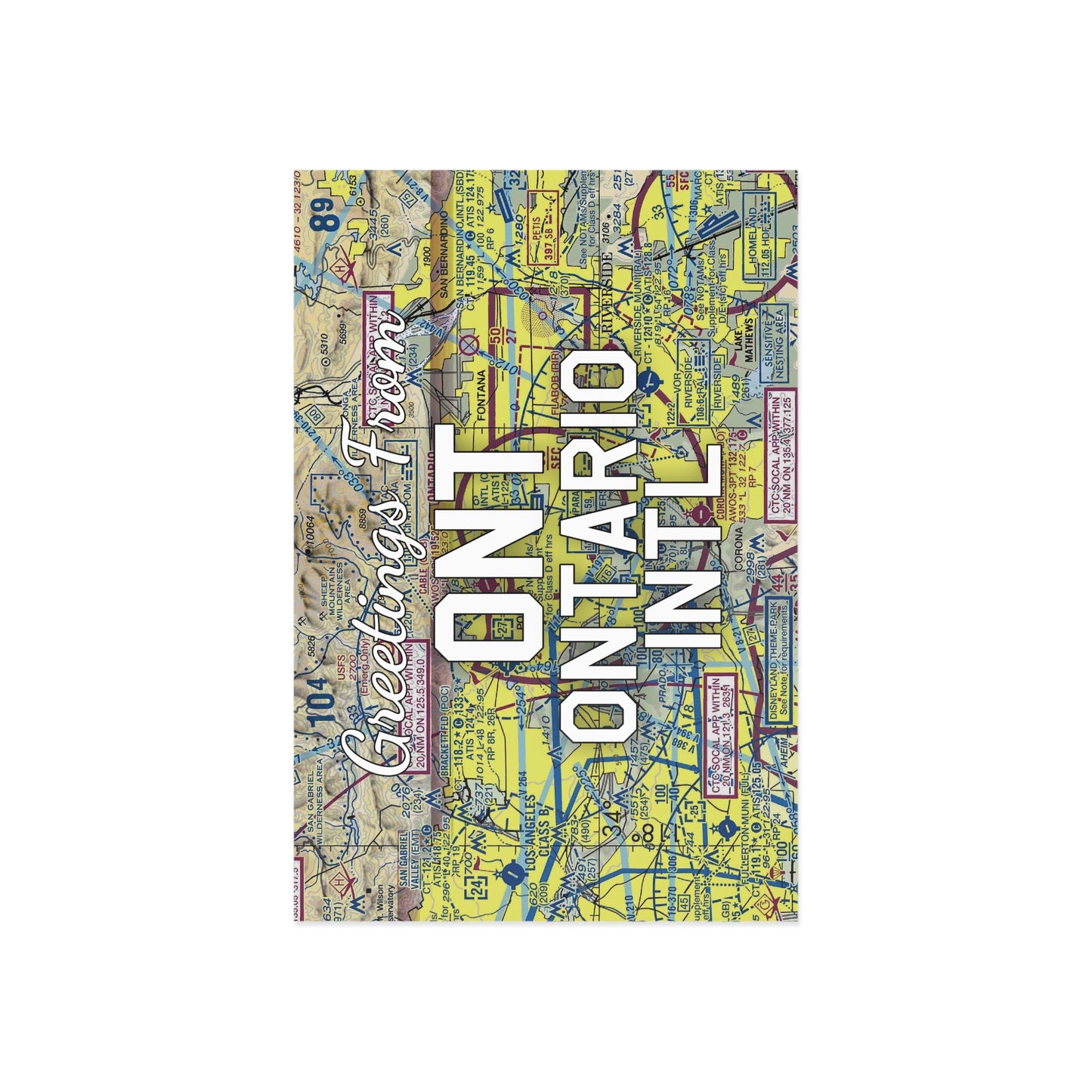 ONT Postcard | Ontario International Airport Card