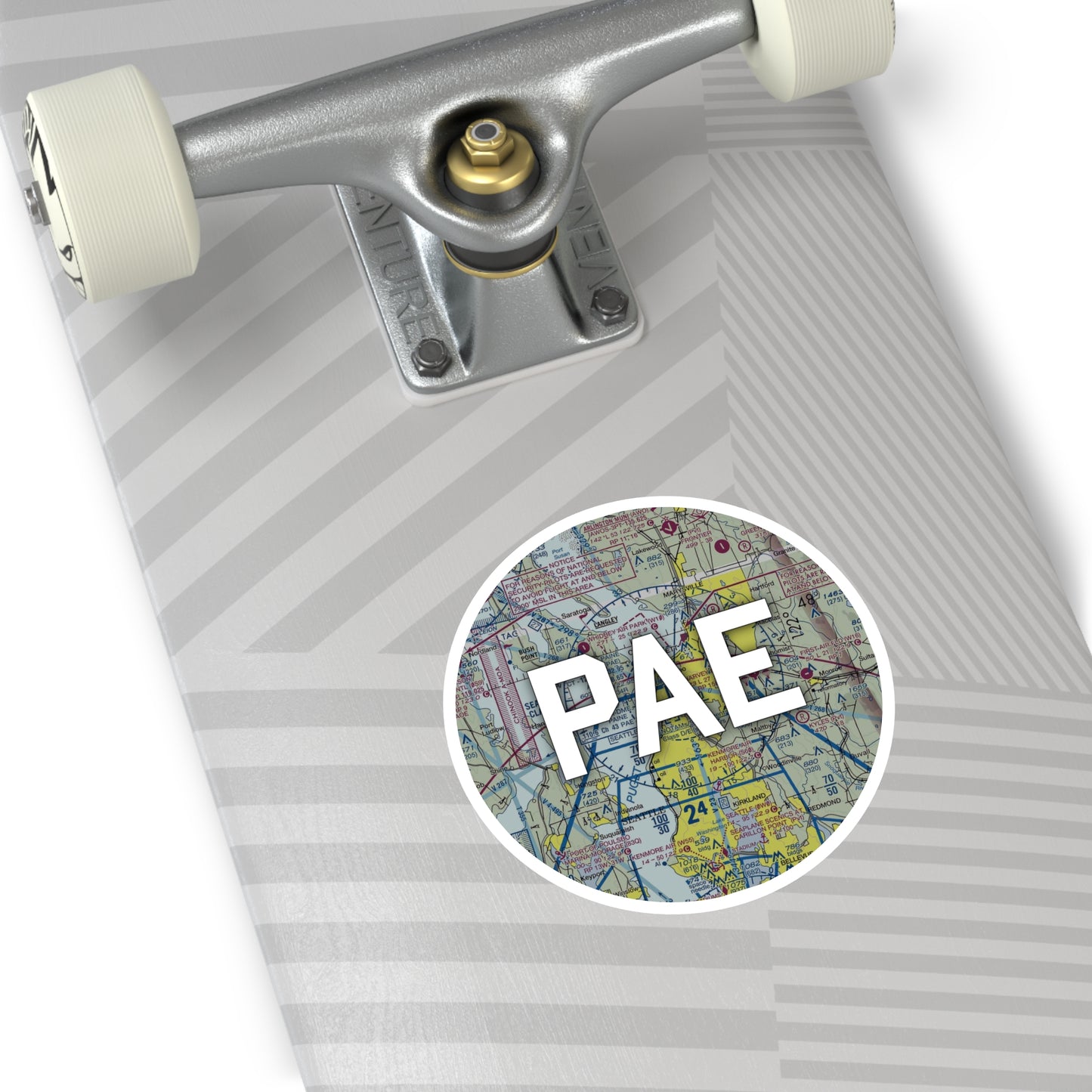 PAE Round Sticker | Seattle Paine Field International Airport Sticker