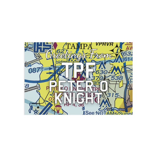 TPF Postcard | Peter O Knight Airport Card