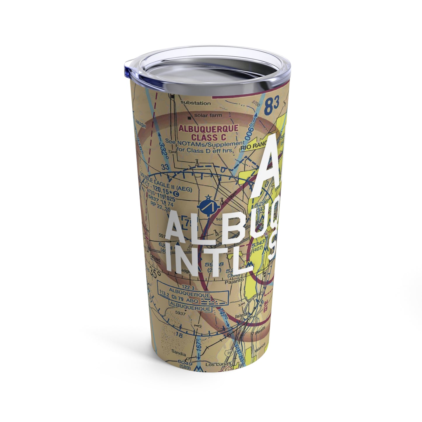 ABQ Tumbler | Albuquerque International Sunport Airport Tumbler