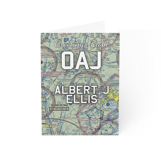 OAJ Greeting Cards | Albert J Ellis Airport Cards