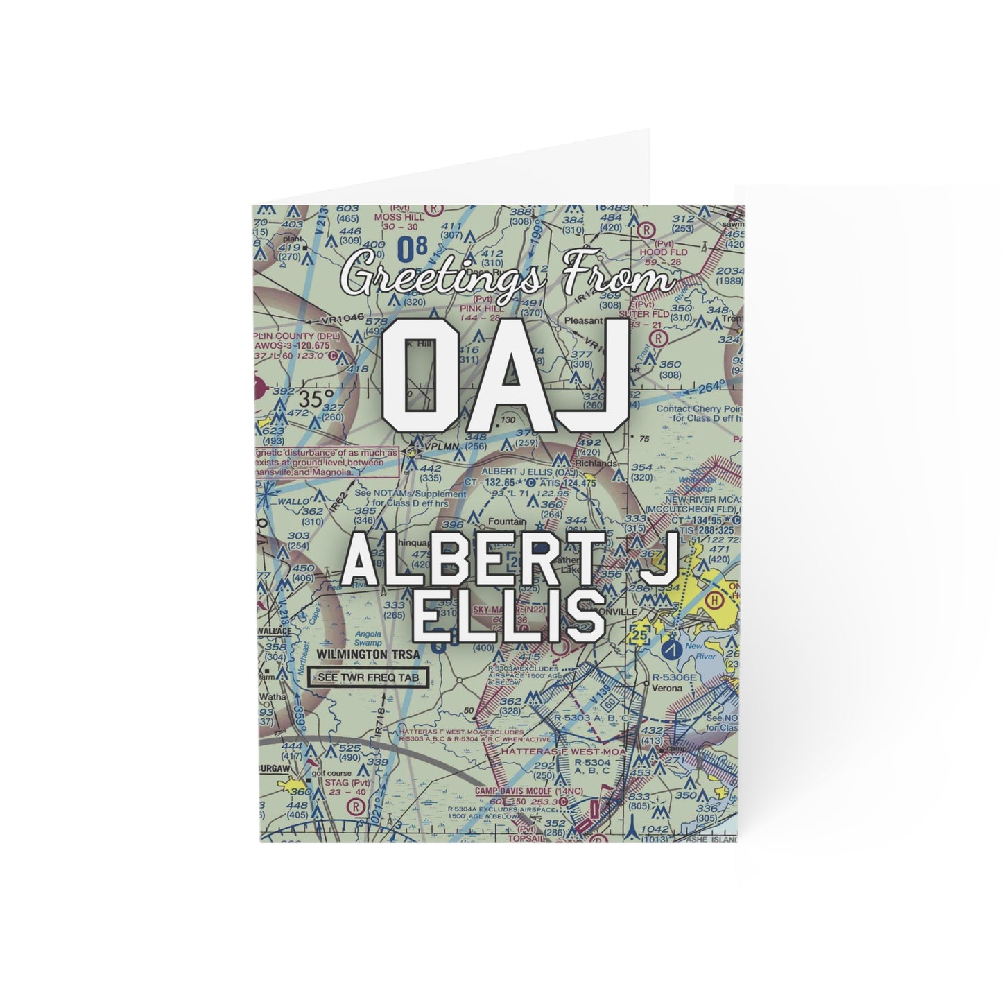 OAJ Greeting Cards | Albert J Ellis Airport Cards