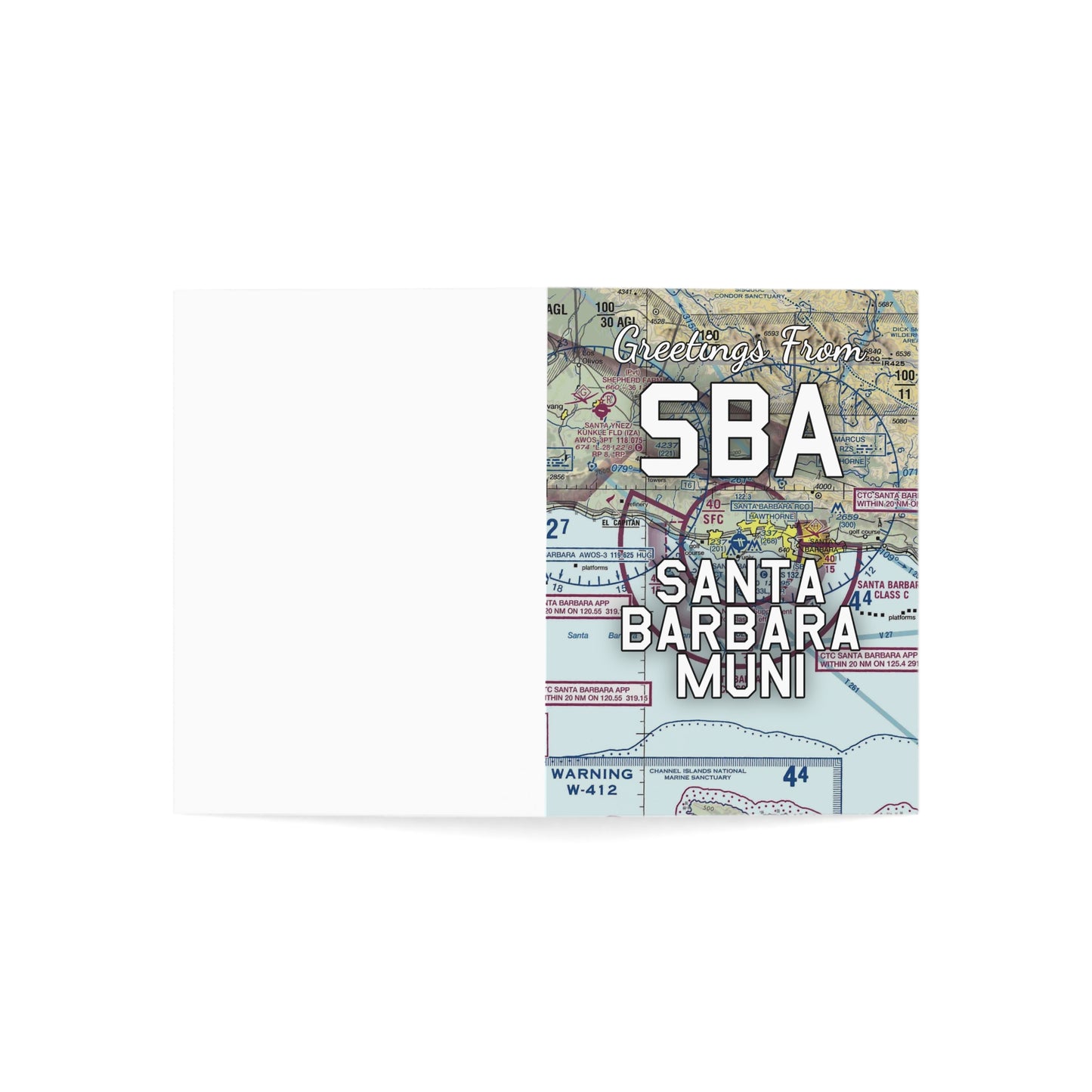 SBA Greeting Cards | Santa Barbara Municipal Airport Cards