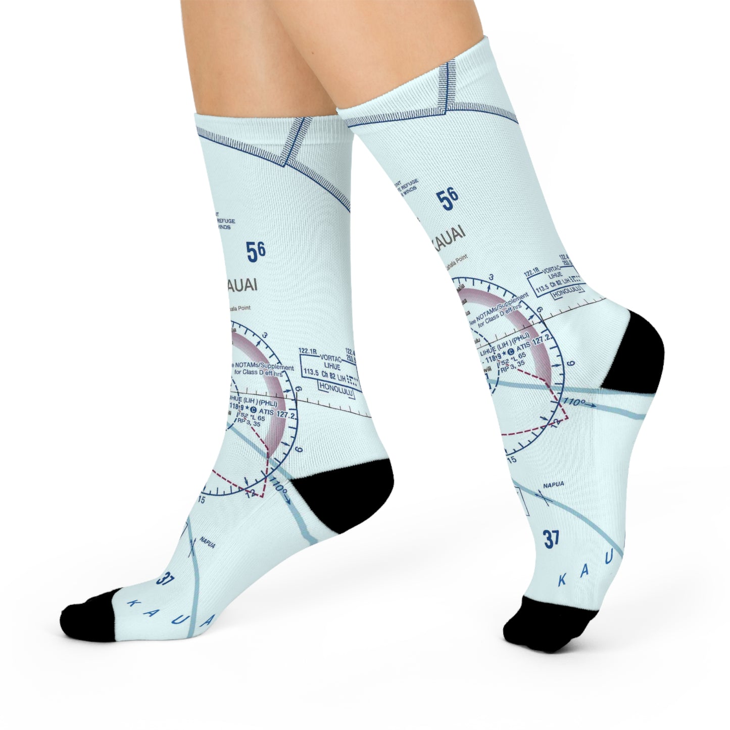 LIH Cushioned Crew Socks | Lihue Airport Socks