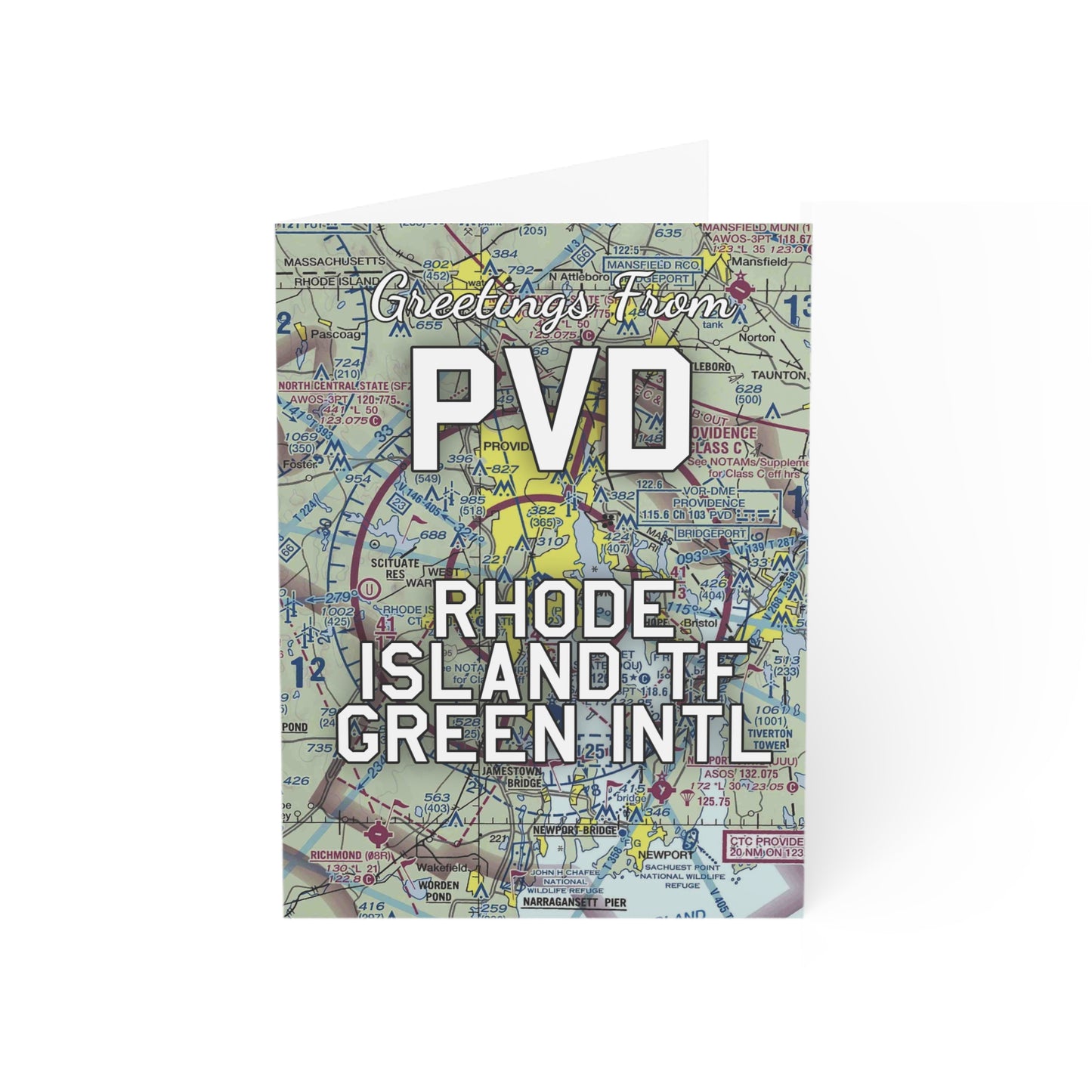 PVD Greeting Cards | Rhode Island TF Green International Airport Cards