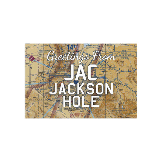 JAC Postcard | Jackson Hole Airport Card