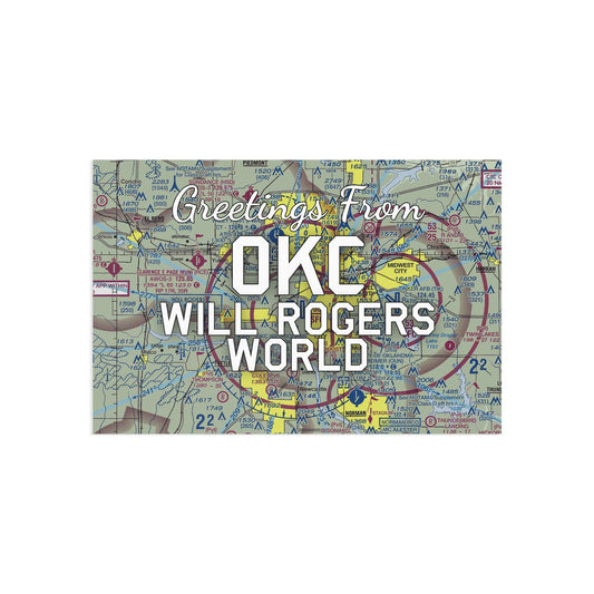 OKC Postcard | Will Rogers World Airport Card