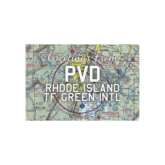 PVD Postcard | Rhode Island TF Green International Airport Card