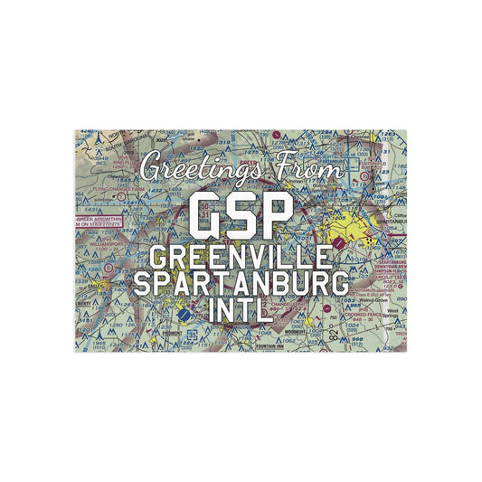 GSP Postcard | Greenville Spartanburg International Airport Card