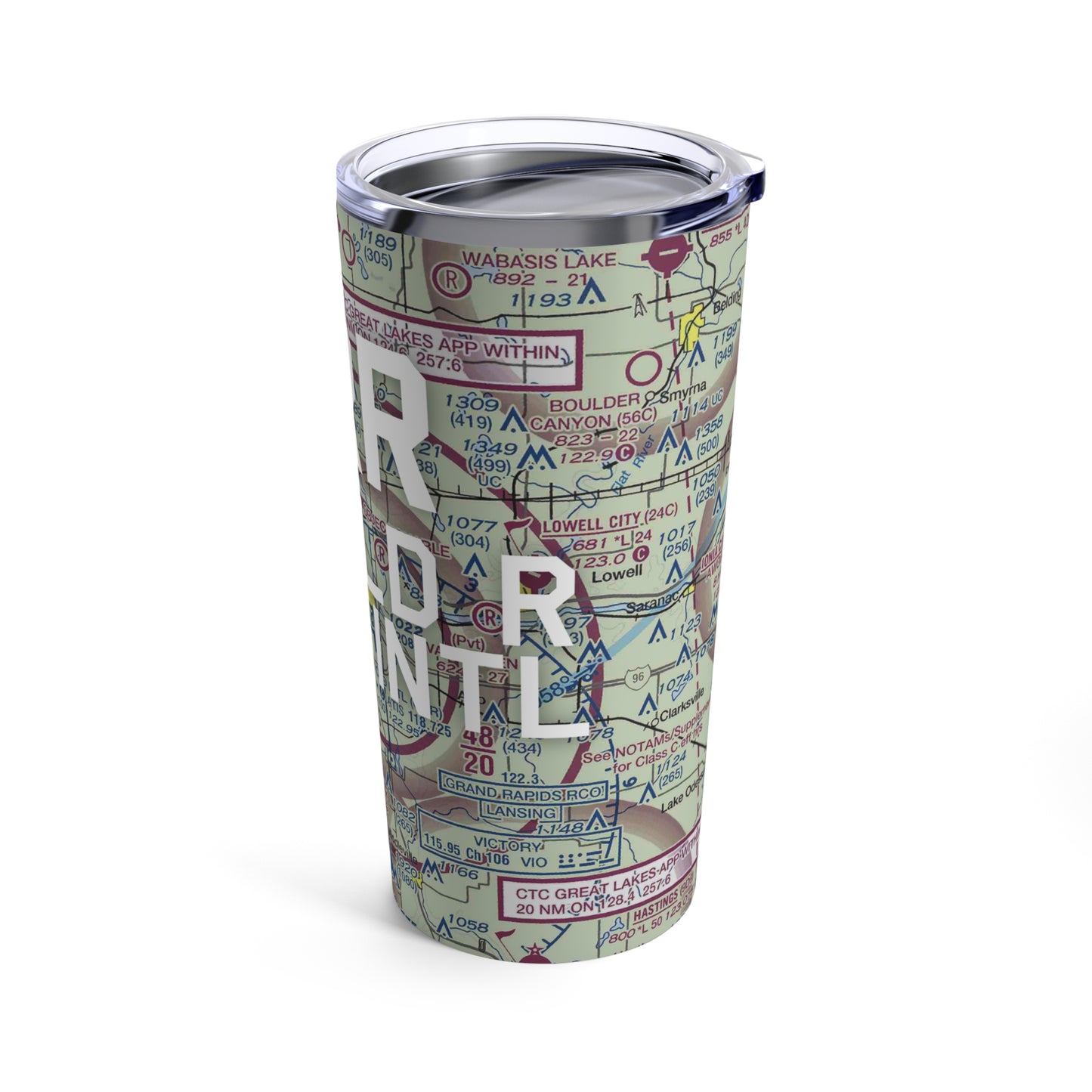 GRR Tumbler | Gerald R Ford International Airport Tumbler