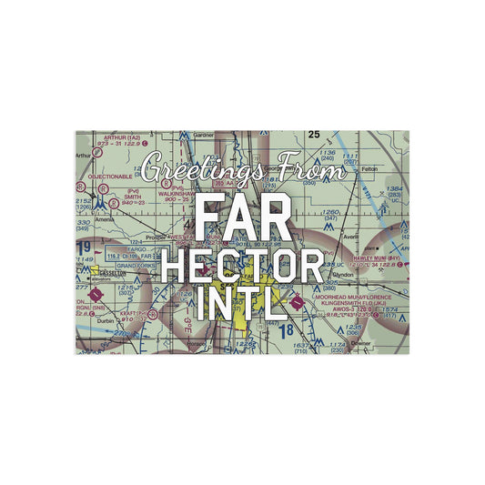 FAR Postcard | Hector International Airport Card