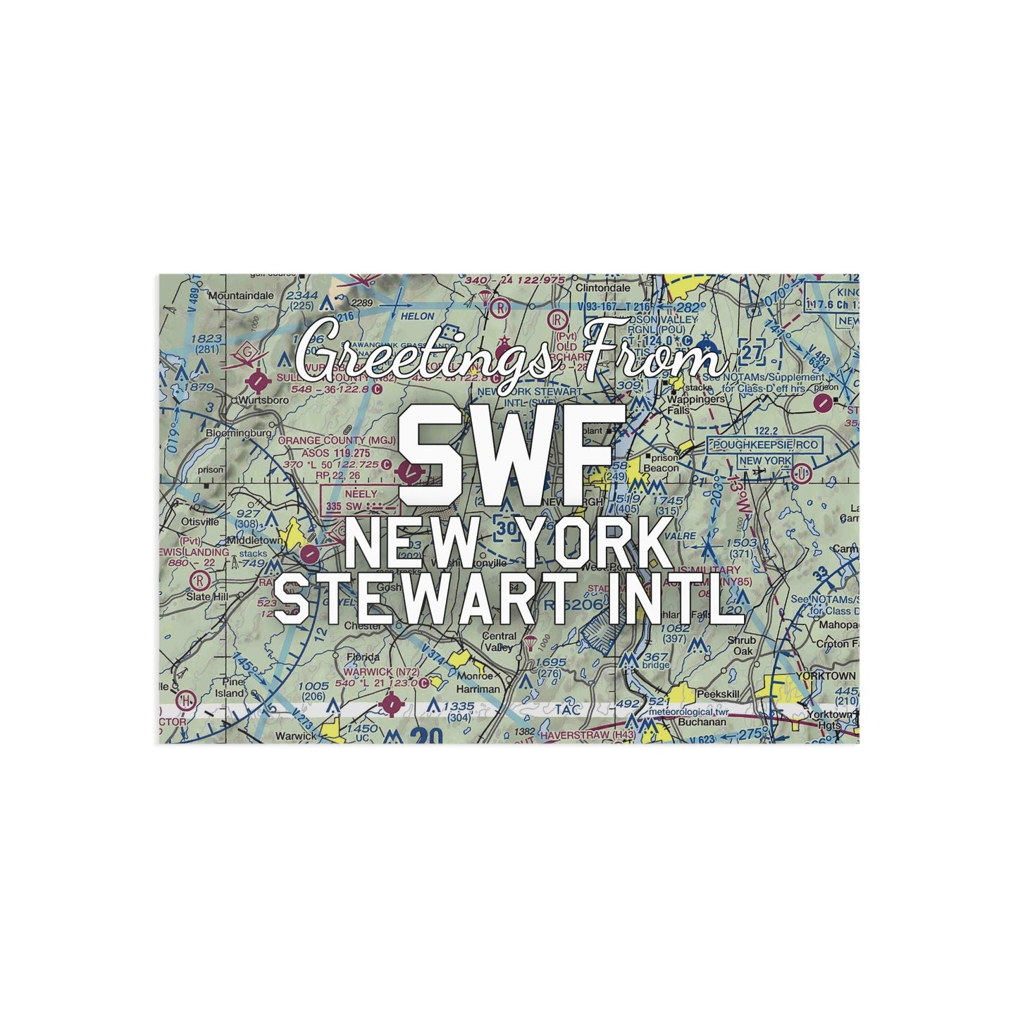 SWF Postcard | New York Stewart International Airport Card