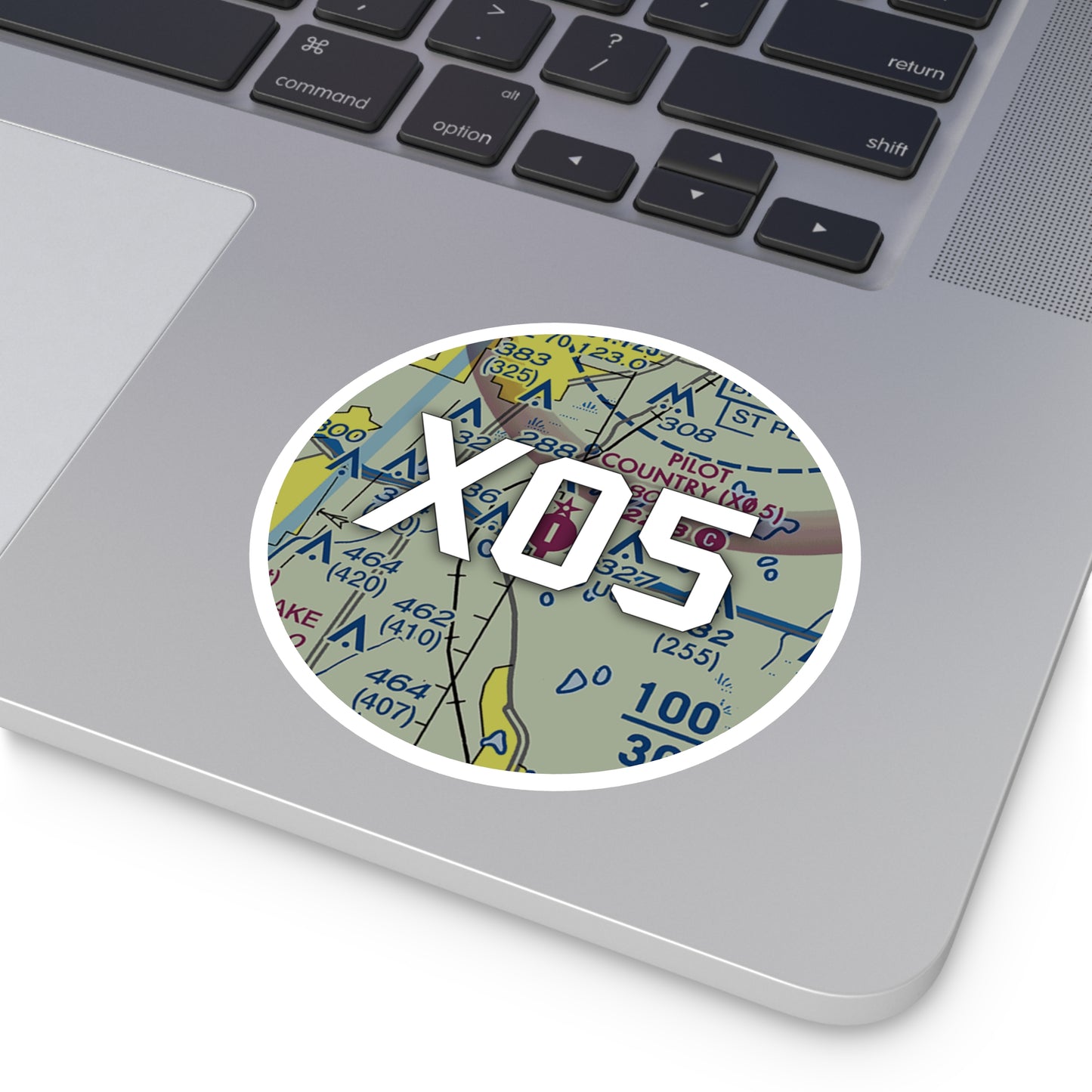 X05 Round Sticker | Pilot Country Sticker