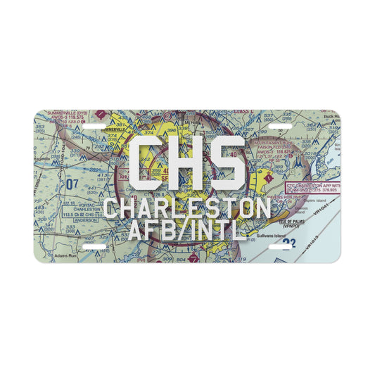 CHS Vanity Plate | Charleston AFB/International Airport Vanity Plate