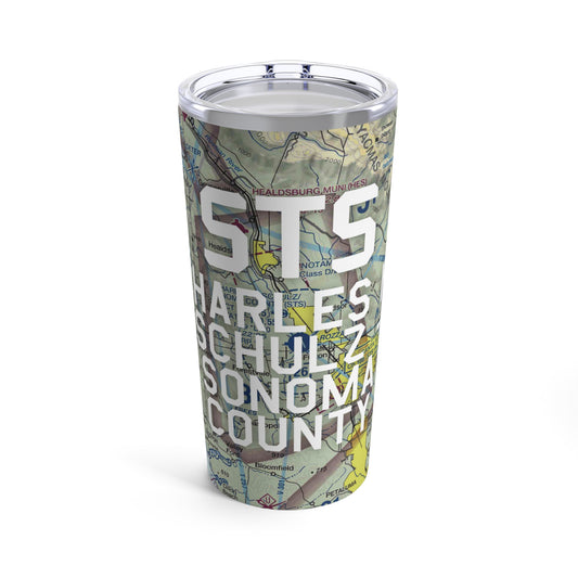 STS Tumbler | Charles M Schulz - Sonoma County Airport Tumbler