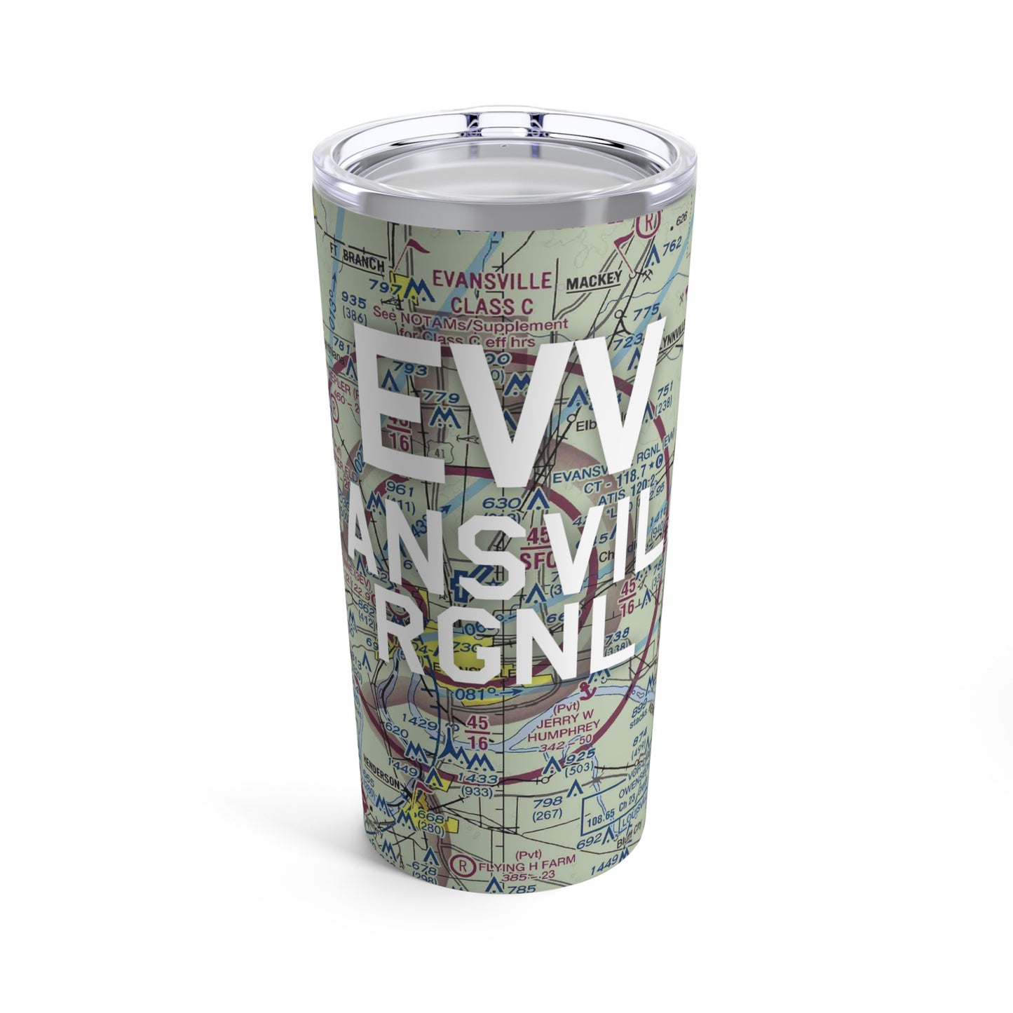 EVV Tumbler | Evansville Regional Airport Tumbler