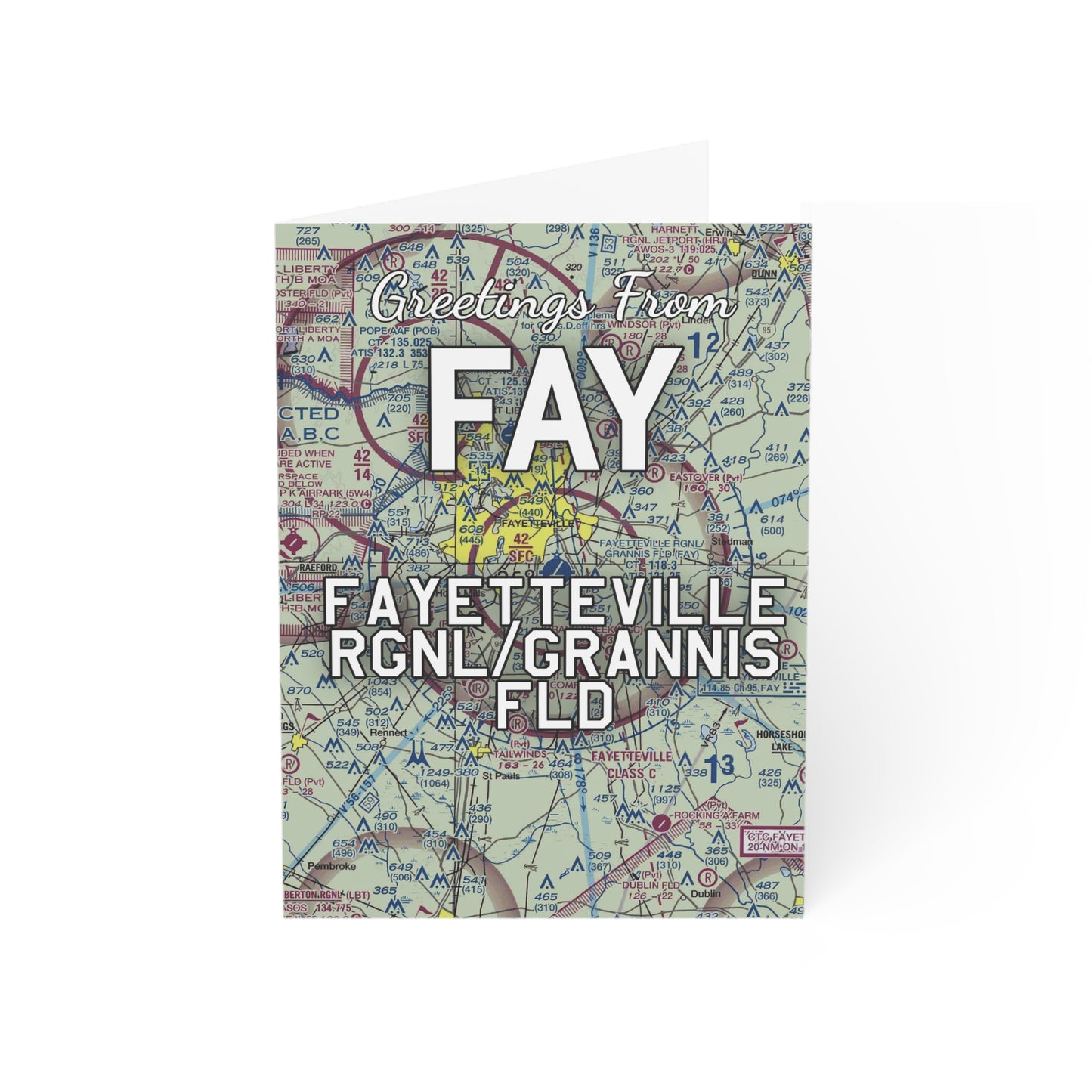 FAY Greeting Cards | Fayetteville Regional/Grannis Field Airport Cards