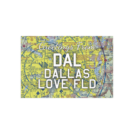 DAL Postcard | Dallas Love Field Airport Card