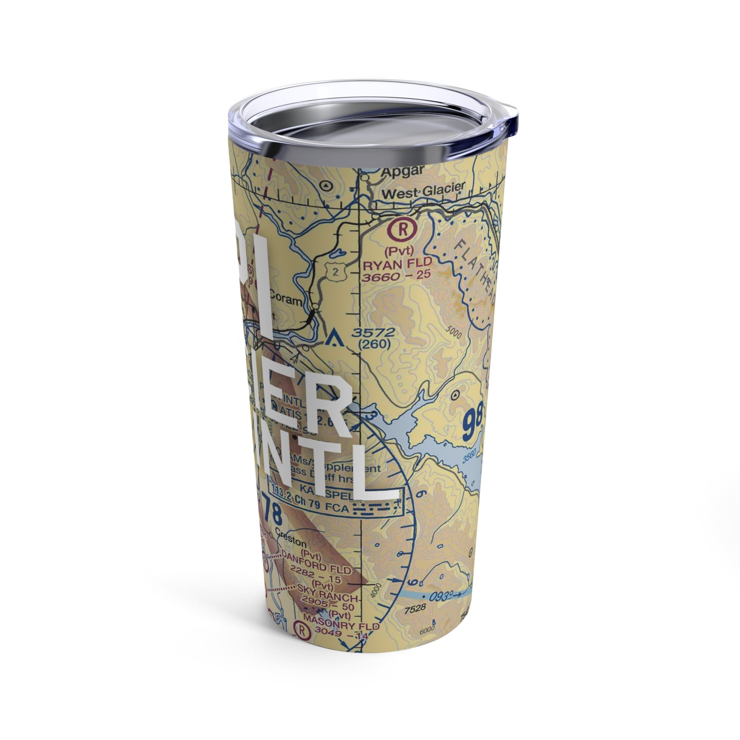 GPI Tumbler | Glacier Park International Airport Tumbler