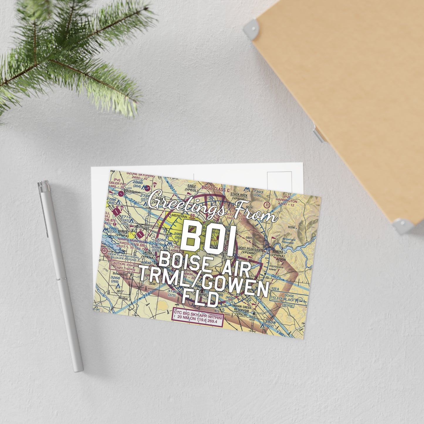 BOI Postcard | Boise Air Trml/Gowen Field Airport Card