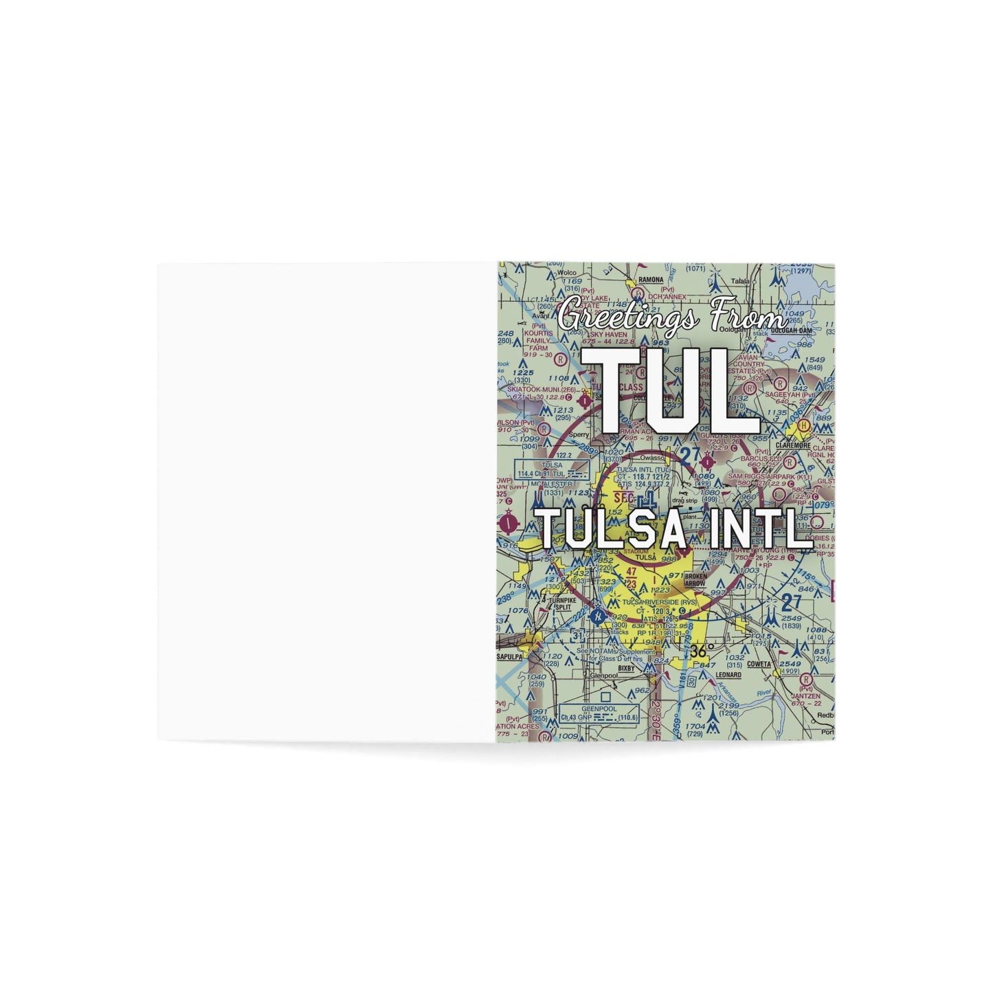 TUL Greeting Cards | Tulsa International Airport Cards