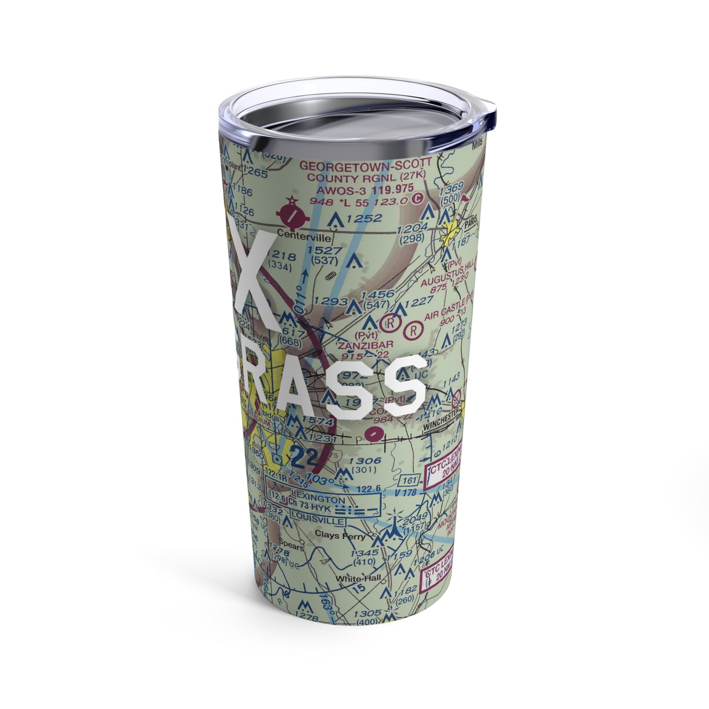 LEX Tumbler | Blue Grass Airport Tumbler