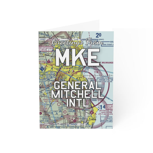 MKE Greeting Cards | General Mitchell International Airport Cards