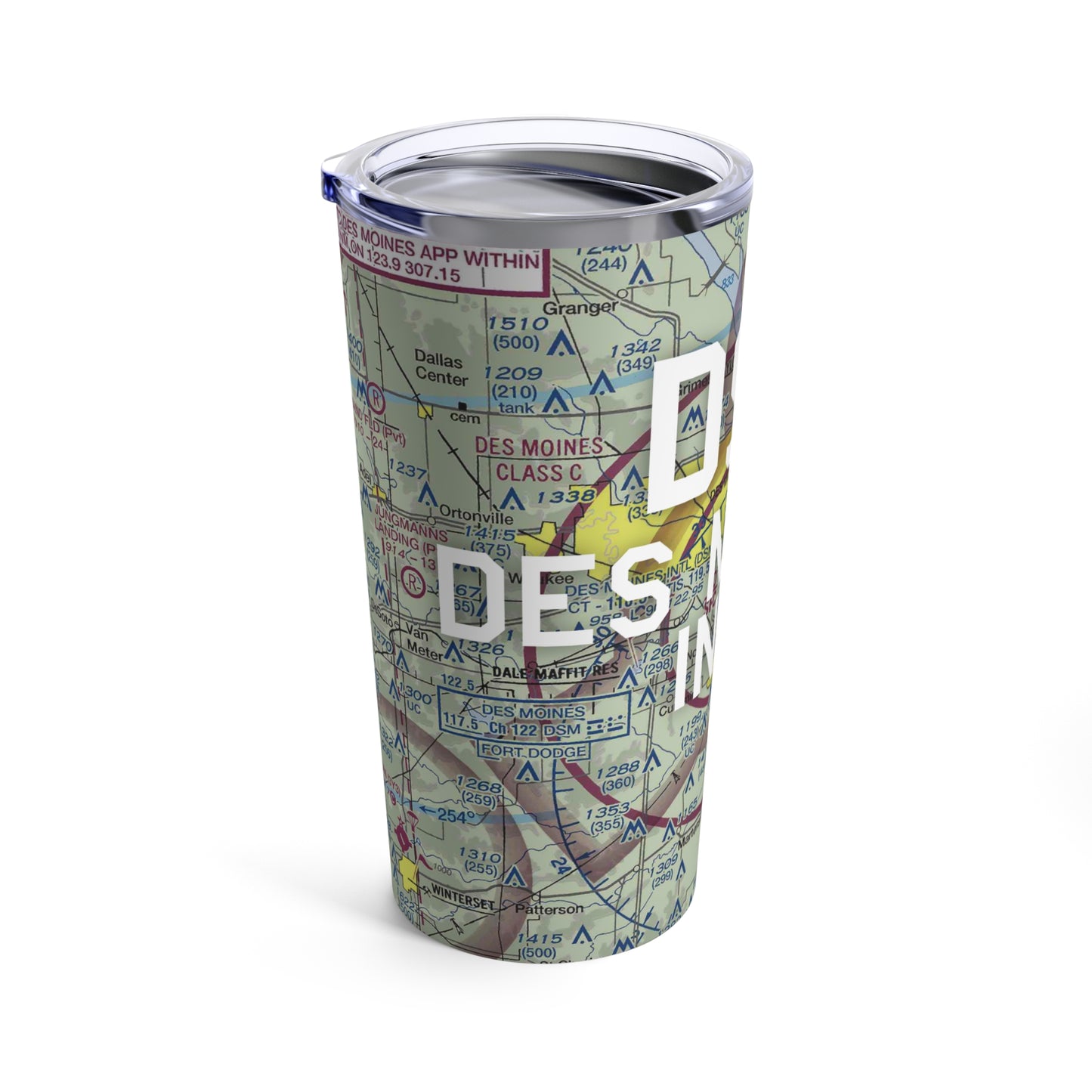 DSM Tumbler | Des Moines International Airport Tumbler